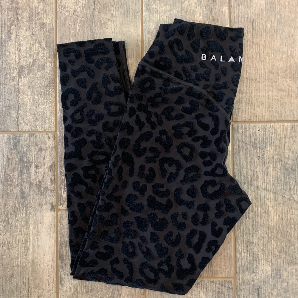 Balance Athletica Black Lux King Cheetah Leggings